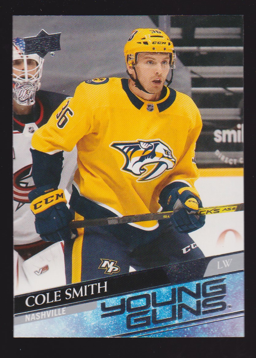 (image for) 2020-21 Upper Deck #481 Cole Smith YG RC